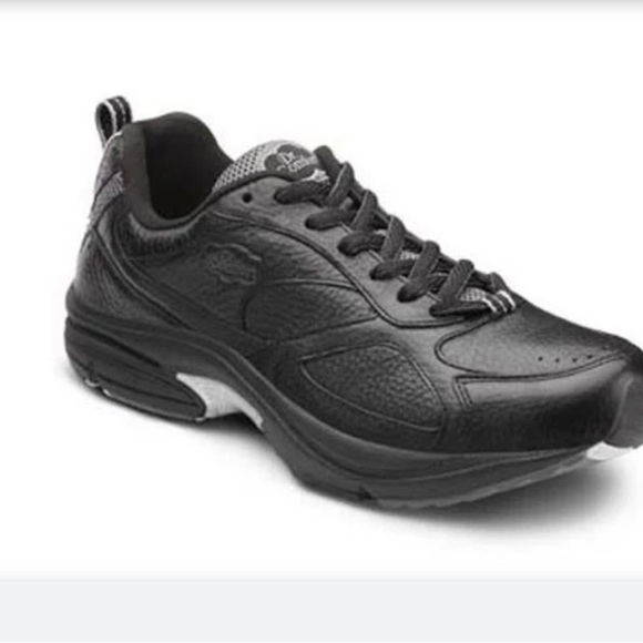 Dr.Comfort Plus Men's Black Athletic Shoe - Picture 1 of 9